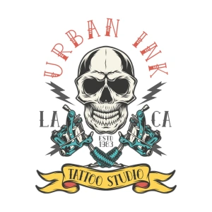 Urban Kurukafa Sticker 10x10 cmRenkli Sticker