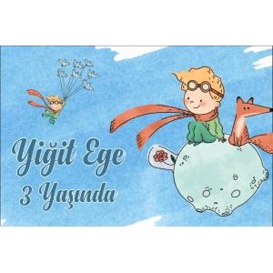 Küçük Prens Temalı Doğum Günü Afişi 70X100 cm