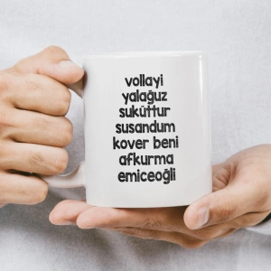 Vallahi Yalağuz Sükuttur Kupa Baskı