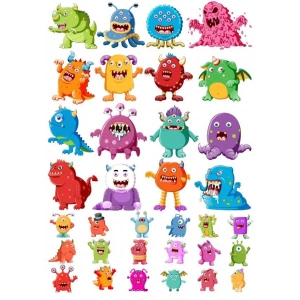 Virüs Sticker Set-3 17 Parça Telefon, Tablet, Defter, Laptop Sticker