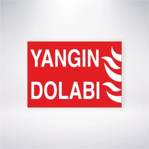 Yangın Dolabı Sticker 20X28 Cm
