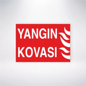 Yangın Kovası Sticker 20X28 Cm