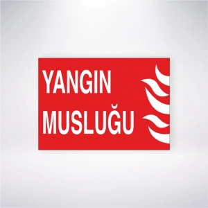 Yangın Musluğu Sticker 20X28 Cm