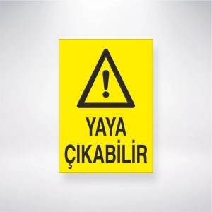 Yaya Çıkabilir Sticker 20X28 Cm