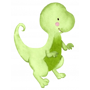 Yeşil Dinozor Duvar Stickerı