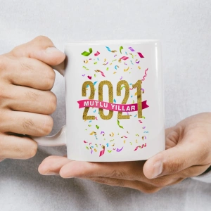 Yıla Özel Mutlu Yıllar Kupa