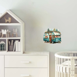 Yılbaşı Temalı Karavan Duvar Stickerı
