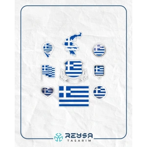 Yunanistan Sticker Set