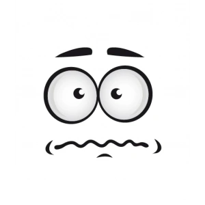 Yüz İfadesi 10x10 cm Renkli Sticker