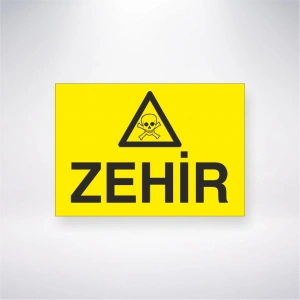 Zehir Sticker 20X28 Cm