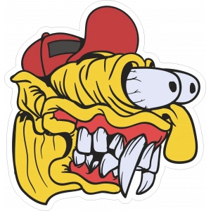 Zombi 10 Sticker 10x10 cmRenkli Sticker