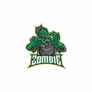 Zombi Sticker 10x10 cmRenkli Sticker