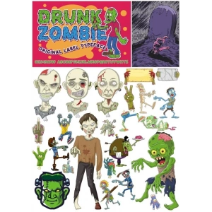 Zombiler Sticker Set 6 20 Parça Telefon, Tablet, Defter, Laptop Sticker