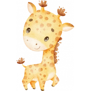 Zürafa Duvar Stickerı