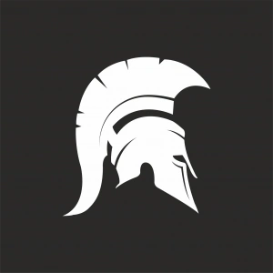 Miğfer Sticker17x17 Cm Beyaz