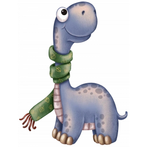 Atkılı Dinozor Duvar Stickerı