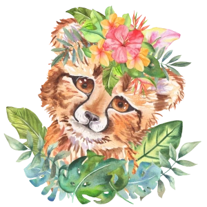 Çiçek Taçlı Yavru Çita