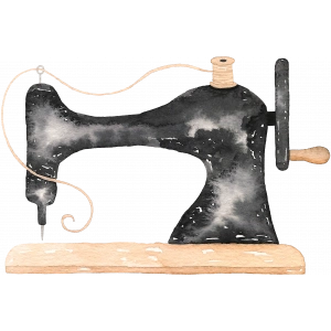 Dikiş Makinesi Duvar Stickerı