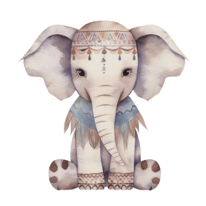 Fil Yavrusu Duvar Stickerı