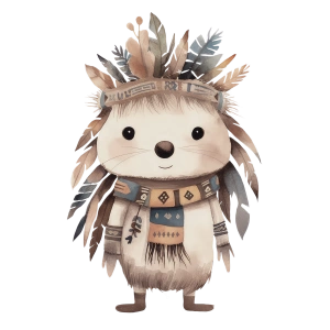 Kirpi Duvar Stickerı