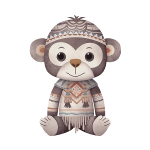 Maymun Duvar Stickerı