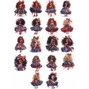 Prenses Kızlar Sticker Set 1 18 Parça Telefon, Tablet, Defter, Laptop Sticker