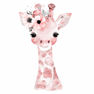 Zürafa Duvar Stickerı