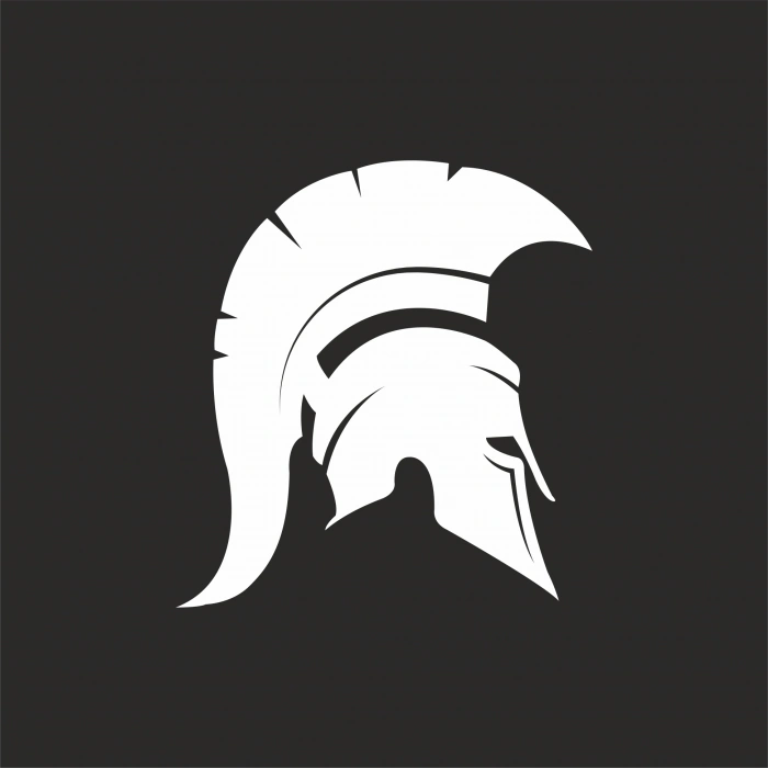 Miğfer Sticker17x17 Cm Beyaz