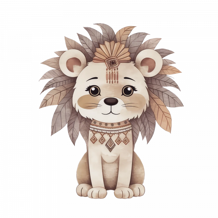 Aslan Yavrusu Duvar Stickerı