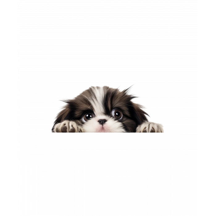 Beyaz Kaniş Duvar Stickerı