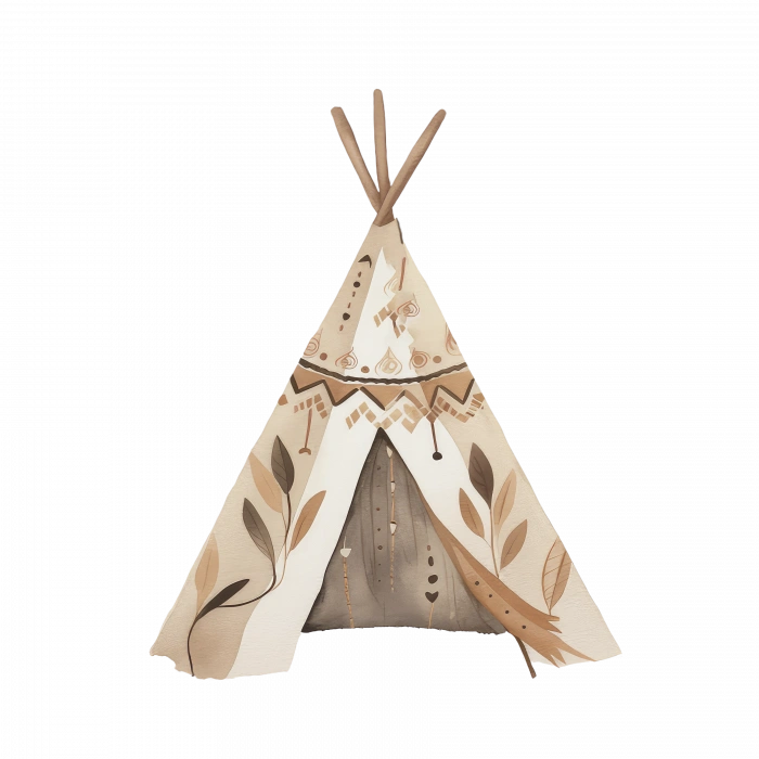 Bohem Çadır Duvar Stickerı