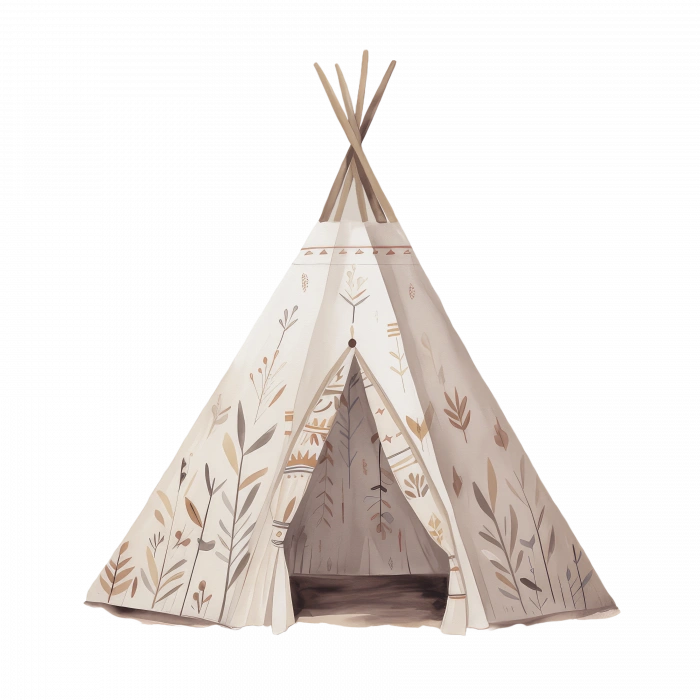 Bohem Çadır Duvar Stickerı