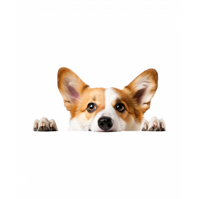 Corgi Yavrusu Duvar Stickerı