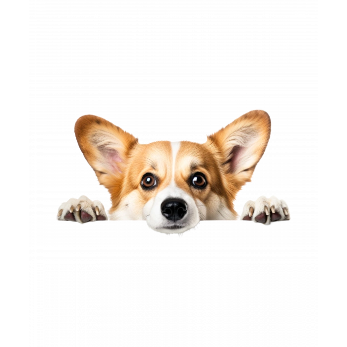 Corgi Yavrusu Duvar Stickerı