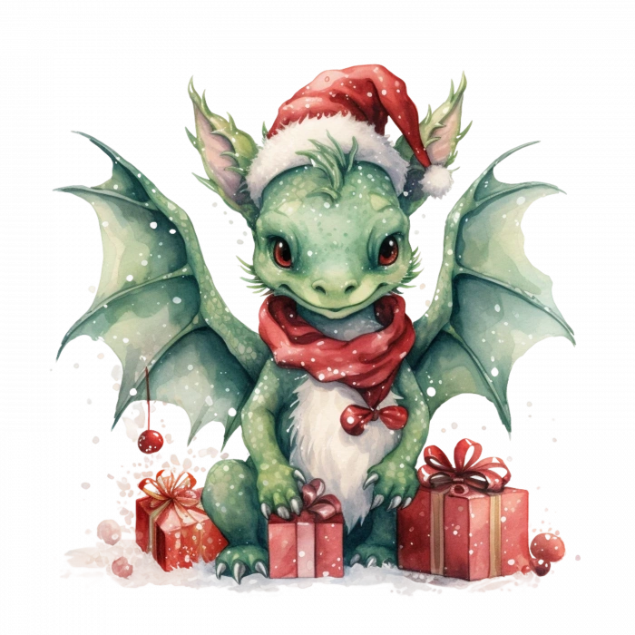 Kırmızı Şapkalı Ejderha Stickerı