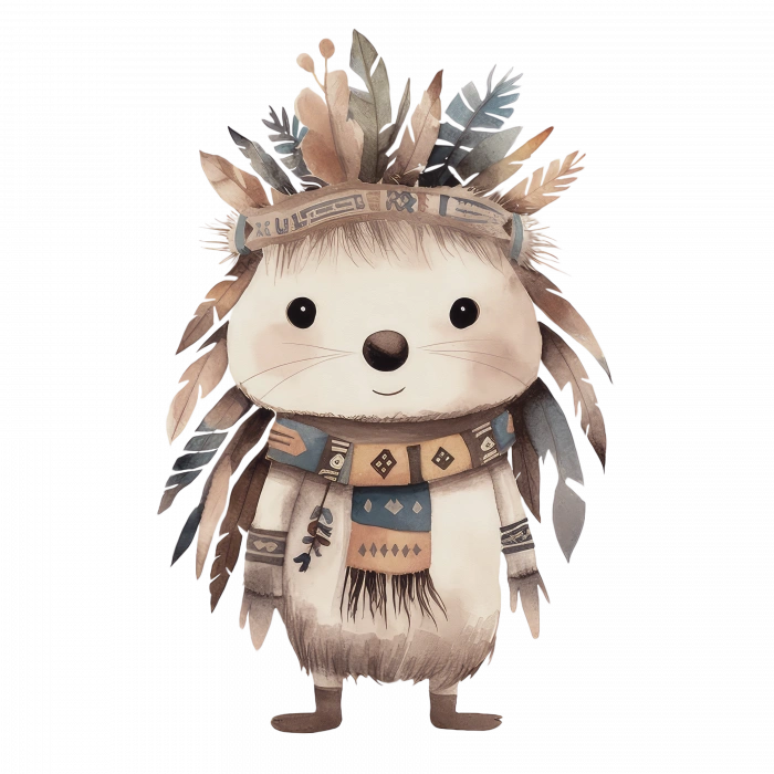 Kirpi Duvar Stickerı