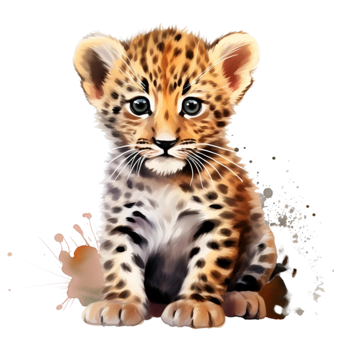 Vahşi Doğa Yavrusu Duvar Stickerı