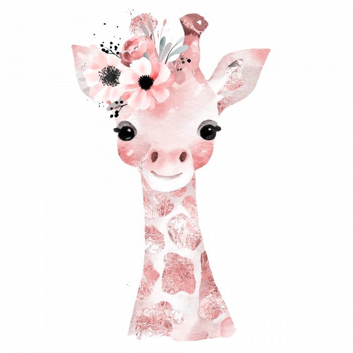 Zürafa Duvar Stickerı