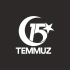 15 Temmuz  Sticker 17x17 Cm Beyaz