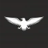 Kartal Sticker17x17 Cm Beyaz