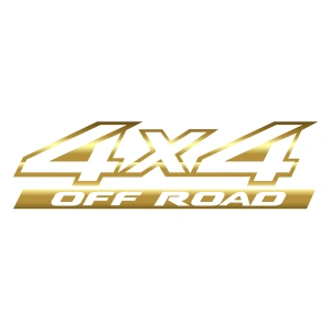 4x4 Ofroad Sticker 17x17 Cm Gold