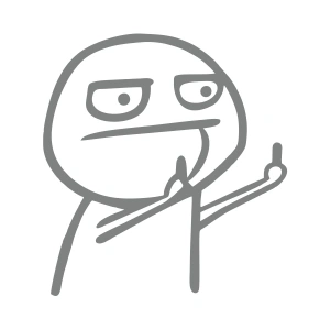 Terbiyesiz Çocuk Oto Sticker 17x17 Cm Gri