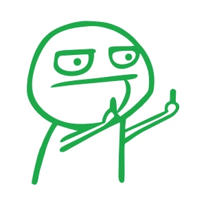 Terbiyesiz Çocuk Oto Sticker 17x17 Cm Yeşil