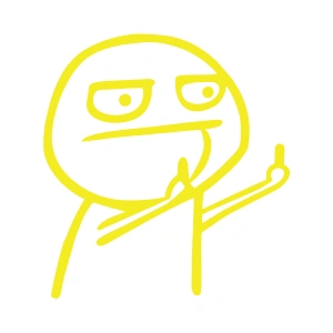 Terbiyesiz Çocuk Oto Sticker 17x17 Cm Sarı