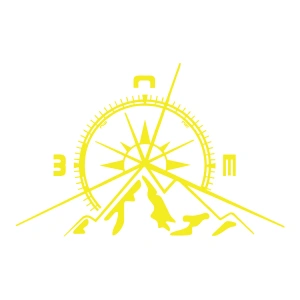 Duster Oto Logo Sticker17x17 Cm Sarı