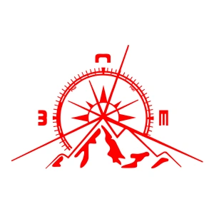 Duster Oto Logo Sticker17x17 Cm Kırmızı