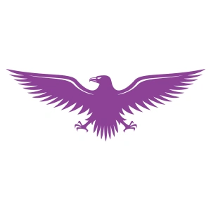 Kartal Sticker17x17 Cm Mor