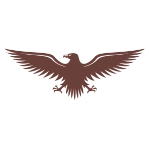 Kartal Sticker17x17 Cm Kahverengi