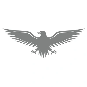 Kartal Sticker17x17 Cm Gri