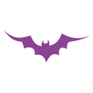 Yarasa Oto Sticker17x17 Cm Mor